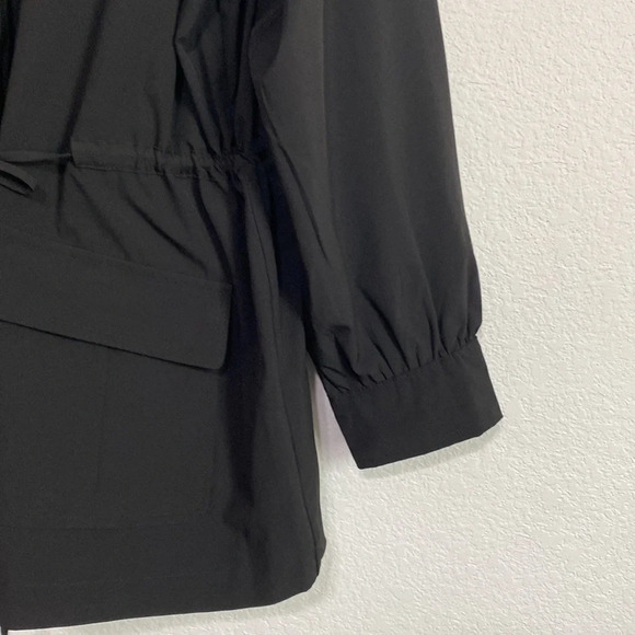 Calvin Klein Black Lightweight Jacket Tie Waist Like New Size L - Picture 4 of 10